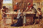 Sir John Everett Millais Christus im Hause seiner Eltern oil painting reproduction